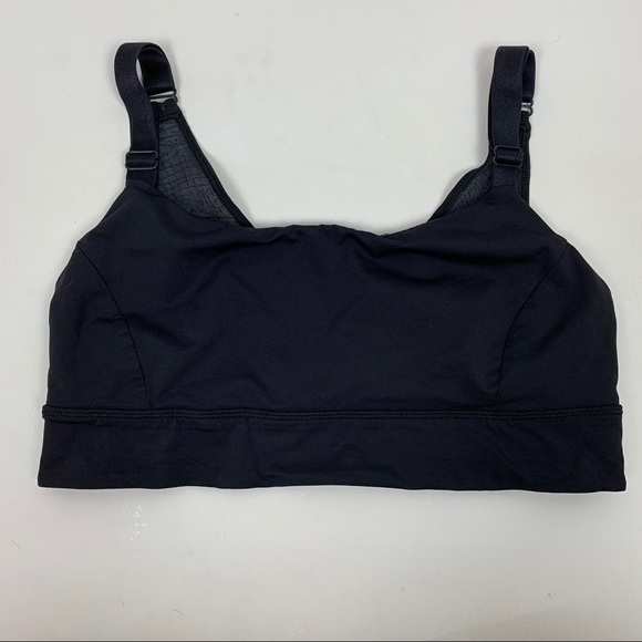 Lululemon Infinite Flow Black Longline Bra Size 10 - Picture 5 of 11